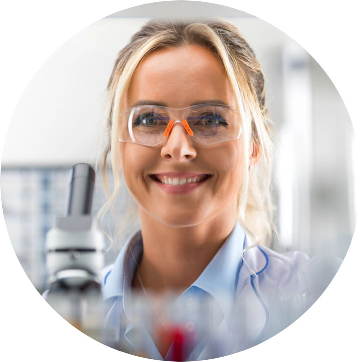 woman smiling - our science hero